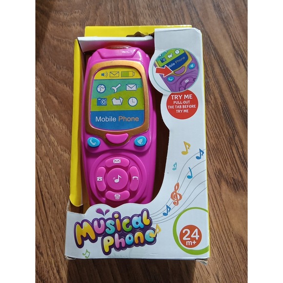 Fenicalcan Other - Musical Phone Toy For Toddler 24 Mo+ Push Buttons Makes Different Sounds New